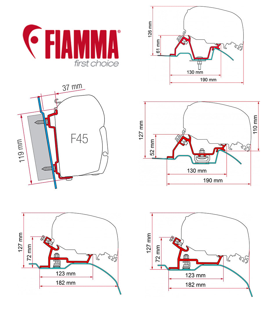 Fiamma Awning Adapters