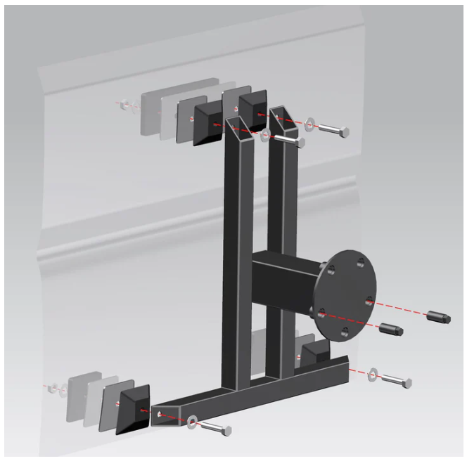 Promaster Van Spare Tire Mount Right Hand Door