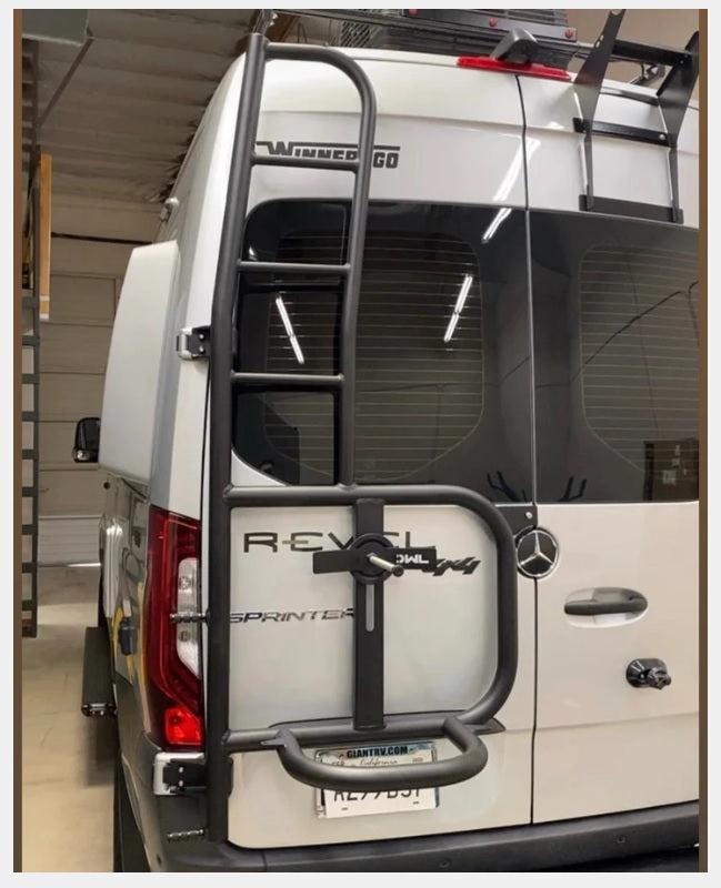 Owl Vans Ladder + Tire Carrier - Sprinter