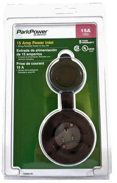 Park Power 15 amp Power Inlet
