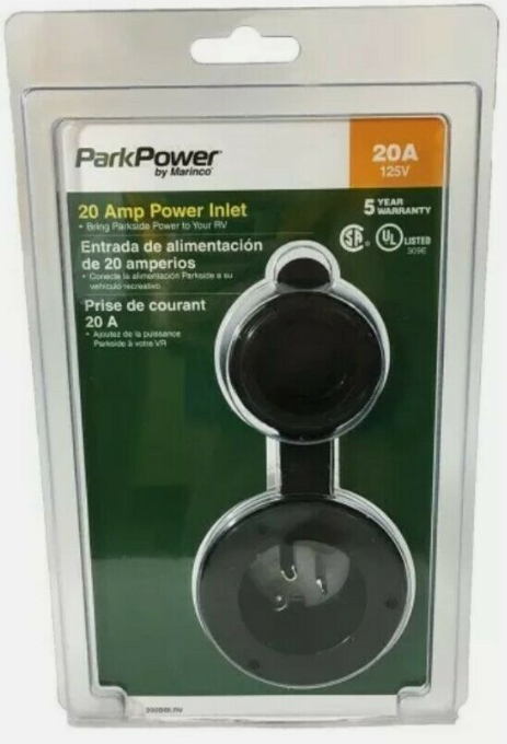 Park Power 20 amp Power Inlet